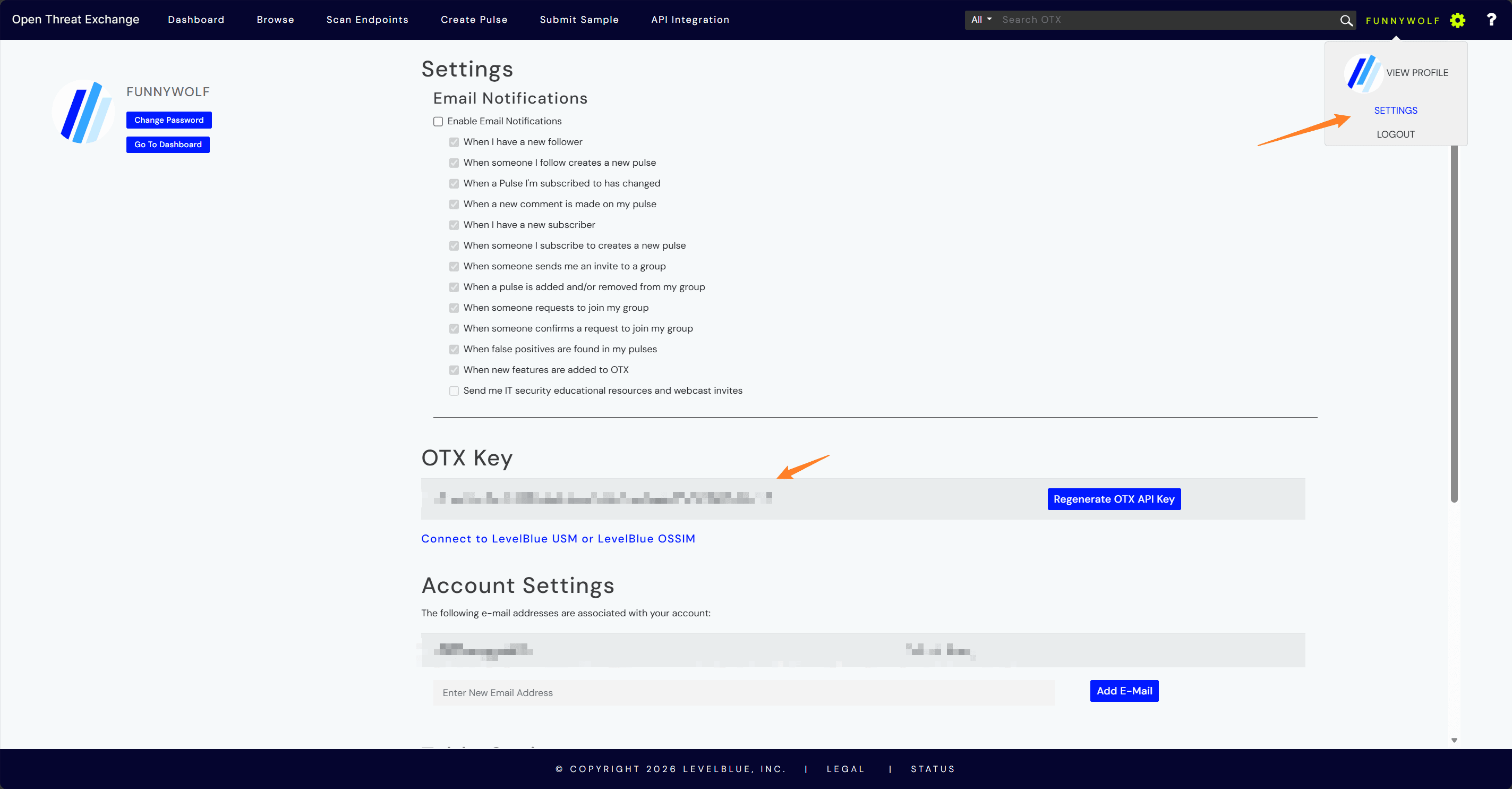 Get OTX API Key
