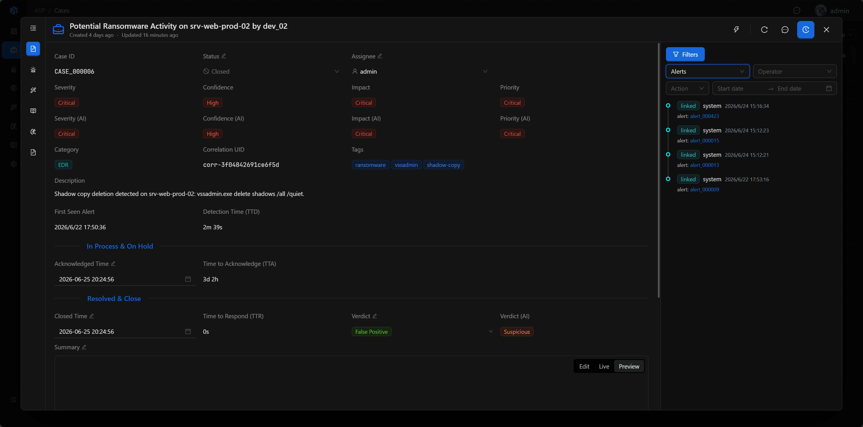 Audit Log Filters
